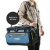 image:imageTitan by Arctic Zone Deep Freeze Cooler  Zipperless Hardbody Cooler  Deep Freeze Insulation HardBody Liner and SmartShelfMarine Blue