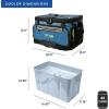 image:imageTitan by Arctic Zone Deep Freeze Cooler  Zipperless Hardbody Cooler  Deep Freeze Insulation HardBody Liner and SmartShelfMarine Blue