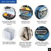 image:imageTitan by Arctic Zone Deep Freeze Cooler  Zipperless Hardbody Cooler  Deep Freeze Insulation HardBody Liner and SmartShelfMarine Blue