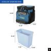 image:imageTitan by Arctic Zone Deep Freeze Cooler  Zipperless Hardbody Cooler  Deep Freeze Insulation HardBody Liner and SmartShelfMarine Blue