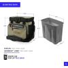 image:imageTitan by Arctic Zone Deep Freeze Cooler  Zipperless Hardbody Cooler  Deep Freeze Insulation HardBody Liner and SmartShelfMoss