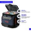 image:imageTitan by Arctic Zone Deep Freeze Cooler  Zipperless Hardbody Cooler  Deep Freeze Insulation HardBody Liner and SmartShelfNavy Blue