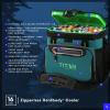 image:imageTitan by Arctic Zone Deep Freeze Cooler  Zipperless Hardbody Cooler  Deep Freeze Insulation HardBody Liner and SmartShelfPine