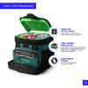 image:imageTitan by Arctic Zone Deep Freeze Cooler  Zipperless Hardbody Cooler  Deep Freeze Insulation HardBody Liner and SmartShelfPine