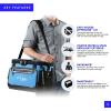 image:imageTitan by Arctic Zone Deep Freeze Cooler  Zipperless Hardbody Cooler  Deep Freeze Insulation HardBody Liner and SmartShelfProcess Blue