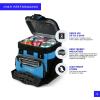 image:imageTitan by Arctic Zone Deep Freeze Cooler  Zipperless Hardbody Cooler  Deep Freeze Insulation HardBody Liner and SmartShelfProcess Blue