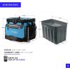 image:imageTitan by Arctic Zone Deep Freeze Cooler  Zipperless Hardbody Cooler  Deep Freeze Insulation HardBody Liner and SmartShelfProcess Blue