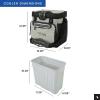 image:imageTitan by Arctic Zone Deep Freeze Cooler  Zipperless Hardbody Cooler  Deep Freeze Insulation HardBody Liner and SmartShelfSeagrass