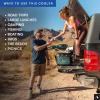 image:imageTitan by Arctic Zone Deep Freeze Cooler  Zipperless Hardbody Cooler  Deep Freeze Insulation HardBody Liner and SmartShelfSharkskin Gray