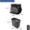 image:imageTitan by Arctic Zone Deep Freeze Cooler  Zipperless Hardbody Cooler  Deep Freeze Insulation HardBody Liner and SmartShelfSharkskin Gray