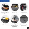 image:imageTitan by Arctic Zone Deep Freeze Cooler  Zipperless Hardbody Cooler  Deep Freeze Insulation HardBody Liner and SmartShelfSharkskin Gray
