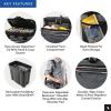 image:imageTitan by Arctic Zone Deep Freeze Cooler  Zipperless Hardbody Cooler  Deep Freeze Insulation HardBody Liner and SmartShelfSharkskin Gray