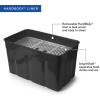 image:imageTitan by Arctic Zone Deep Freeze Cooler  Zipperless Hardbody Cooler  Deep Freeze Insulation HardBody Liner and SmartShelfSharkskin Gray