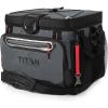 image:imageTitan by Arctic Zone Deep Freeze Cooler  Zipperless Hardbody Cooler  Deep Freeze Insulation HardBody Liner and SmartShelfSharkskin Gray