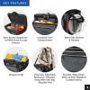 image:imageTitan by Arctic Zone Deep Freeze Cooler  Zipperless Hardbody Cooler  Deep Freeze Insulation HardBody Liner and SmartShelfSharkskin Gray