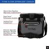image:imageTitan by Arctic Zone Deep Freeze Cooler  Zipperless Hardbody Cooler  Deep Freeze Insulation HardBody Liner and SmartShelfSharkskin Gray