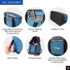 image:imageTitan by Arctic Zone Soft Sided Cooler Tote Insulated Bag with Handle Shoulder Strap and Zipper for Lunch Picnic and Travel 30 Can CapacityMarine Blue