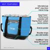 image:imageTitan by Arctic Zone Soft Sided Cooler Tote Insulated Bag with Handle Shoulder Strap and Zipper for Lunch Picnic and Travel 30 Can CapacityProcess Blue
