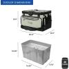 image:imageTitan by Arctic Zone Zipperless Soft Sided Cooler with HardBody Liner and SmartShelf Insulated Bag with Shoulder Strap and Bottle Opener for Beach Picnic and Travel 48 Can Capacity Seagrass