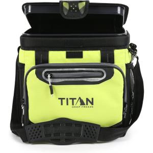 image:imageTitan by Arctic Zone Deep Freeze Cooler  Zipperless Hardbody Cooler  Deep Freeze Insulation HardBody Liner and SmartShelfCitrus
