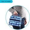image:imageArctic Zone Kids Lunch Box Combo with Gel Ice Pack and Sandwich Container 2 Compartment Insulated Bucket for Travel Lunch Space OdysseyDeep Shark