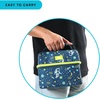 image:imageArctic Zone Kids Lunch Box Combo with Gel Ice Pack and Sandwich Container 2 Compartment Insulated Bucket for Travel Lunch Space OdysseySpace Odyssey