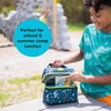 image:imageArctic Zone Kids Lunch Box Combo with Gel Ice Pack and Sandwich Container 2 Compartment Insulated Bucket for Travel Lunch Space OdysseySpace Odyssey