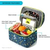 image:imageArctic Zone Kids Lunch Box Combo with Gel Ice Pack and Sandwich Container 2 Compartment Insulated Bucket for Travel Lunch Space OdysseySpace Odyssey