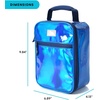 image:imageArctic Zone Kids Lunch Box Combo with Gel Ice Pack and Sandwich Container 2 Compartment Insulated Bucket for Travel Lunch Unicorn PrincessMidnight