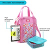 image:imageArctic Zone Kids Lunch Box Combo with Gel Ice Pack and Sandwich Container 2 Compartment Insulated Bucket for Travel Lunch Unicorn PrincessTutti Fruiti