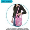 image:imageArctic Zone Kids Lunch Box Combo with Gel Ice Pack and Sandwich Container 2 Compartment Insulated Bucket for Travel Lunch Unicorn PrincessTutti Fruiti