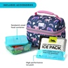 image:imageArctic Zone Kids Lunch Box Combo with Gel Ice Pack and Sandwich Container 2 Compartment Insulated Bucket for Travel Lunch Unicorn PrincessUnicorn Princess