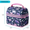 image:imageArctic Zone Kids Lunch Box Combo with Gel Ice Pack and Sandwich Container 2 Compartment Insulated Bucket for Travel Lunch Unicorn PrincessUnicorn Princess