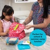 image:imageArctic Zone Kids Lunch Box Combo with Gel Ice Pack and Sandwich Container 2 Compartment Insulated Bucket for Travel Lunch Unicorn PrincessVery Berry Cherry