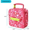 image:imageArctic Zone Kids Lunch Box Combo with Gel Ice Pack and Sandwich Container 2 Compartment Insulated Bucket for Travel Lunch Unicorn PrincessVery Berry Cherry