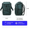 image:imageTitan by Arctic Zone Collapsible Backpack Cooler with 2 Ice Packs amp Bottle Opener Insulated Bag with Leak Proof Lining amp Padded Straps for Travel Picnic amp Beach 30 Can Deep Forest