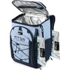 image:imageTitan by Arctic Zone Collapsible Backpack Cooler with 2 Ice Packs amp Bottle Opener Insulated Bag with LeakProof Lining amp Padded Straps for Travel Picnic amp Beach 30 Can Dark Arctic