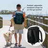 image:imageTitan by Arctic Zone Collapsible Backpack Cooler with 2 Ice Packs amp Bottle Opener Insulated Bag with LeakProof Lining amp Padded Straps for Travel Picnic amp Beach 30 Can Cobalt Carbon