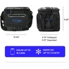 image:imageTitan by Arctic Zone Collapsible Cooler with Ice Pack amp Bottle Opener Insulated Bag with Shoulder Strap amp Leak Proof Lining for Beach Travel amp CampingCobalt Carbon Black