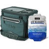 image:imageTitan by Arctic Zone Collapsible Cooler with Ice Pack amp Bottle Opener Insulated Bag with Shoulder Strap amp Leak Proof Lining for Beach Travel amp CampingDeep Forest Green