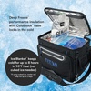 image:imageTitan by Arctic Zone Collapsible Cooler with Ice Pack amp Bottle Opener Insulated Bag with Shoulder Strap amp Leak Proof Lining for Beach Travel amp CampingCobalt Carbon Black