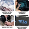 image:imageTitan by Arctic Zone Collapsible Cooler with Ice Pack amp Bottle Opener Insulated Bag with Shoulder Strap amp Leak Proof Lining for Beach Travel amp CampingCobalt Carbon Black