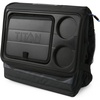 image:imageTitan by Arctic Zone Collapsible Cooler with Ice Pack amp Bottle Opener Insulated Bag with Shoulder Strap amp Leak Proof Lining for Beach Travel amp CampingCobalt Carbon Black