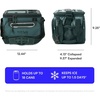 image:imageTitan by Arctic Zone Collapsible Cooler with Ice Pack amp Bottle Opener Insulated Bag with Shoulder Strap amp Leak Proof Lining for Beach Travel amp CampingDeep Forest Green