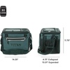 image:imageTitan by Arctic Zone Collapsible Cooler with Ice Pack amp Bottle Opener Insulated Bag with Shoulder Strap amp Leak Proof Lining for Beach Travel amp CampingDeep Forest Green