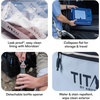 image:imageTitan by Arctic Zone Collapsible Cooler with Ice Pack amp Bottle Opener Insulated Bag with Shoulder Strap amp Leak Proof Lining for Beach Travel amp CampingDark Arctic Blue