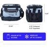 image:imageTitan by Arctic Zone Collapsible Cooler with Ice Pack amp Bottle Opener Insulated Bag with Shoulder Strap amp Leak Proof Lining for Beach Travel amp CampingDark Arctic Blue