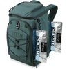 image:imageTitan by Arctic Zone Collapsible Backpack Cooler with 2 Ice Packs amp Bottle Opener Insulated Bag with Leak Proof Lining amp Padded Straps for Travel Picnic amp Beach 30 Can Deep Forest